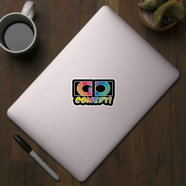 Go Comedy rainbow logo by gocomedyimprov